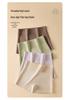 Plus Size Mid-Waist Pure Cotton Women's Safety Underwear: Hip-Hugging, Anti-Chafing Boxer Briefs