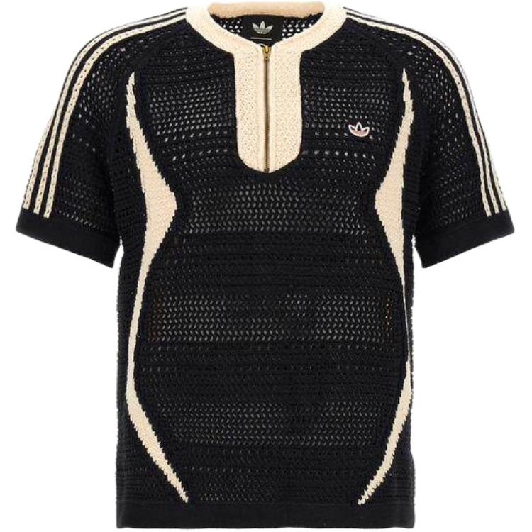 Adidas Originals CLOT By Edison Chen Спортивная Минималистичная Полосатая Футболка с Коротким Рукавом Унисекс Топы KE7074 M