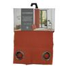 Set of 2 Thermal and Soundproof Blackout Curtains with Fleece Lining "Arctic" Terracotta