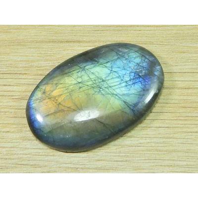 26X40X6MM Natürlicher Labradorit Ovaler Kristall Cabochon Lose Edelstein 60 Karat. SK-3296