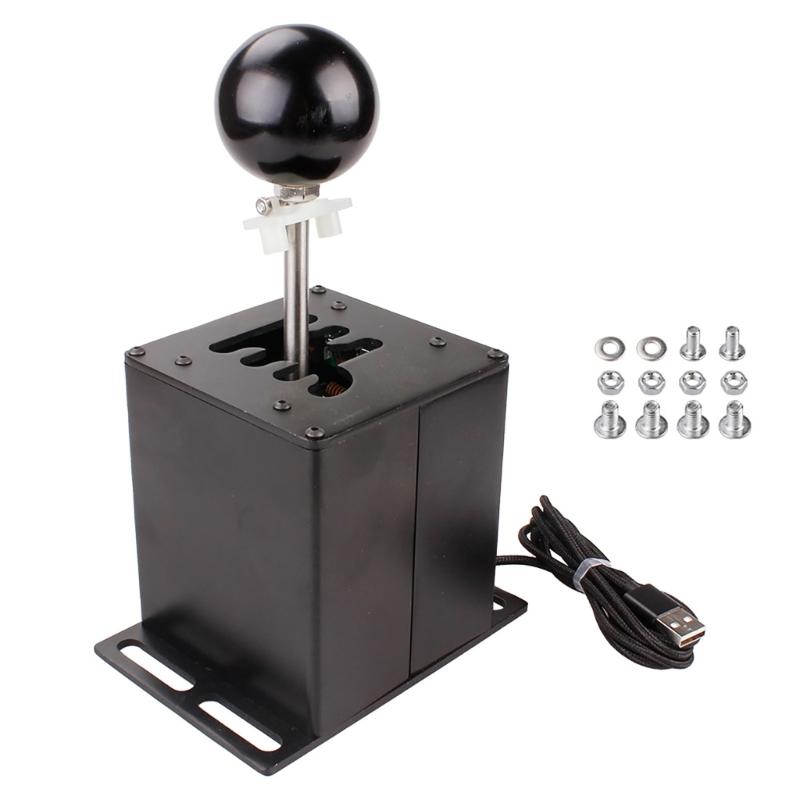 Upgraded Racing Game Gear Shifter 6+R/7+R Simulation Game H Gear Shifter Metal Alloy Lightweight Used for G27 G29 T300