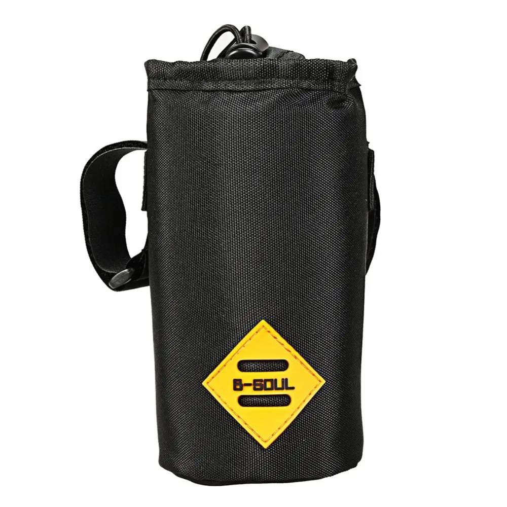 Water Bottle Bag Bike Front Handlebar Bag Panniers Cycling Pouch New Bicycle Handlebar Stem Bag