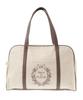 Tote Canvas Boston Brown Bag, Carry-On Bag, Women's,