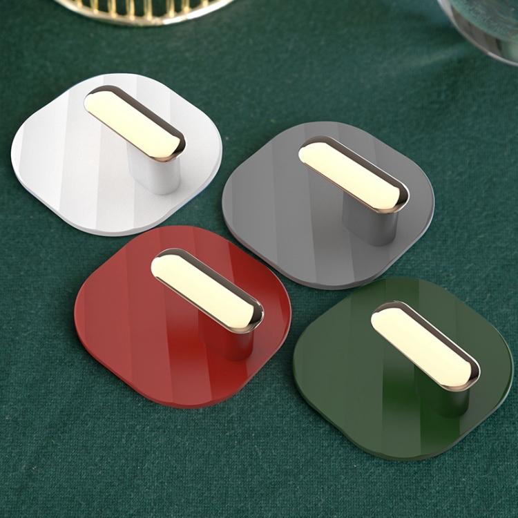 

YM802 4Pcs Kitchen Bedroom Punch Free Wall Hanger Waterproof Traceless Hook Green