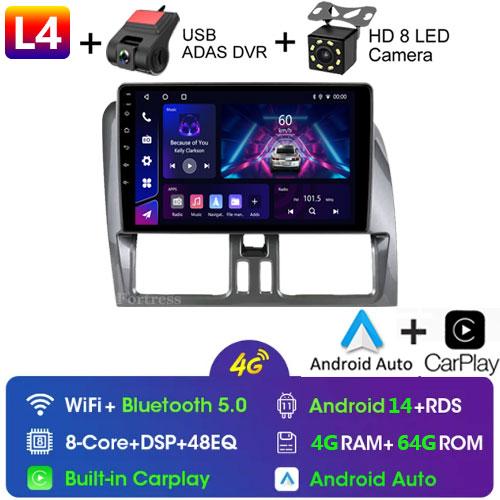 Android 13 For Volvo XC60 2008 - 2017 Car Radio Multimedia Video Player Navigation GPS Android No 2din 2 Din Dvd