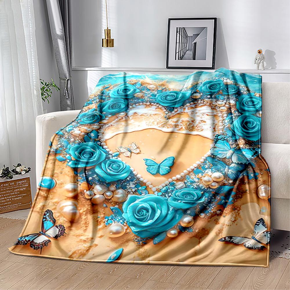 1pc Sunflower Pattern Blanket Comfortable Soft Lightweight Perfect for Travel Camping Picnics Sofa Office Bed Living Room Ideal Gift for Friends