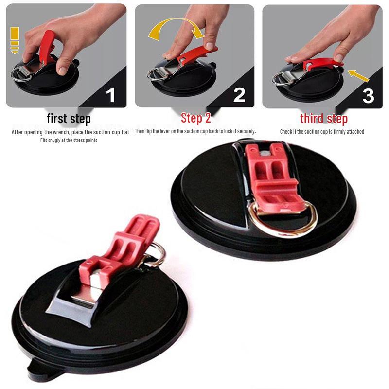 Strong Suction Cup Handcuffs & Foot Cuffs Restraint for SM Training - Unisex Bed Passion Tool