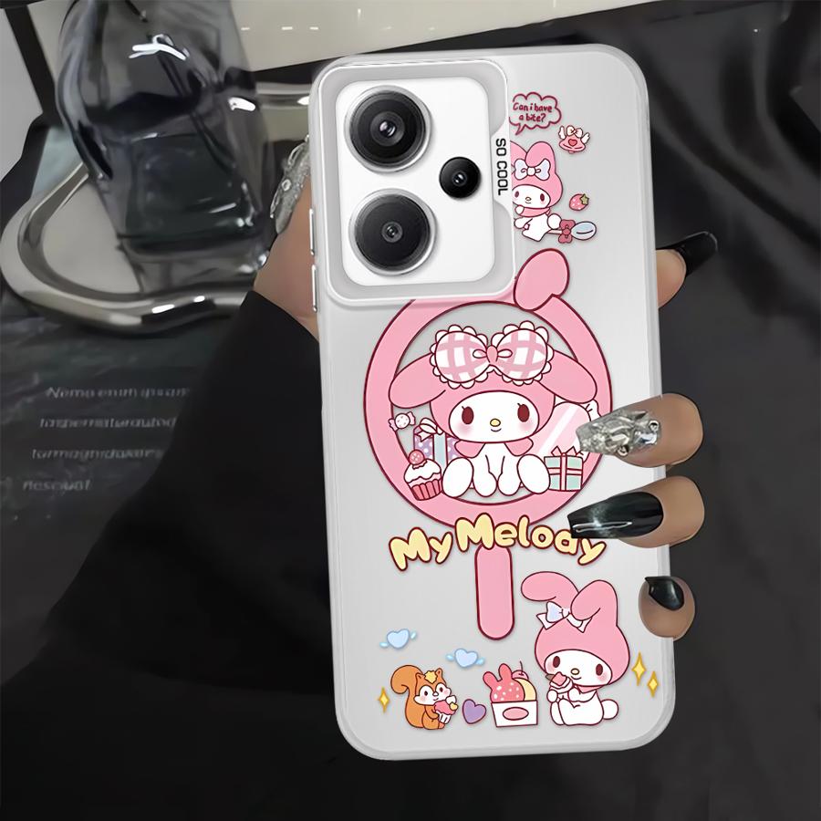 

Cartoon Cute Kuromi Phone Cover Case for Xiaomi Redmi Note 14 11 Pro 14C 13C 12C A1 A2 12 10 Note 13 12 Pro Plus Redmi A2+
