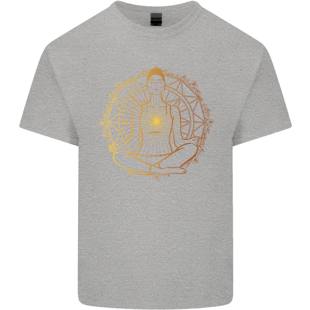 Spiritual Yoga Meditation Peace Unisexs Light Cotton TShirt