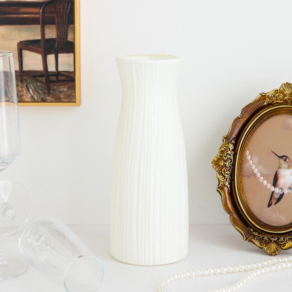 Elegancki Minimalistyczny Wazon Plastikowy w Stylu Ins do Kreatywnego Wystroju Domu