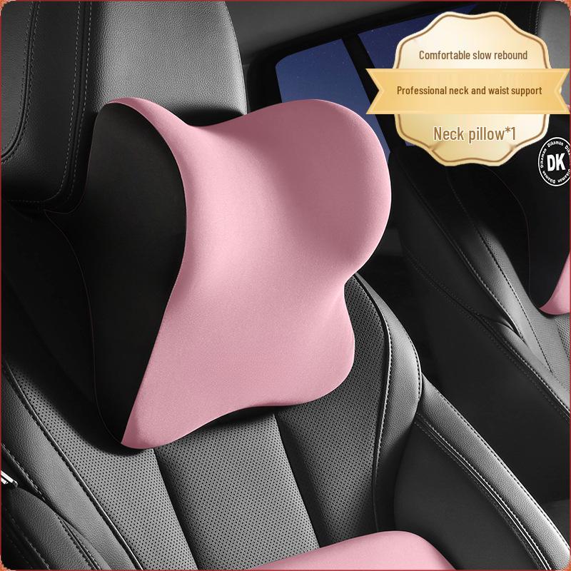 Premium Car Headrest & Lumbar Support Neck Pillow for Driver