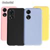 For OPPO A78 5G Case 2023 Simple Solid Color Silicone TPU Soft Cover For OPPOA78 CPH2483 A58 OPPOA58 Phone Case Shockproof Coque