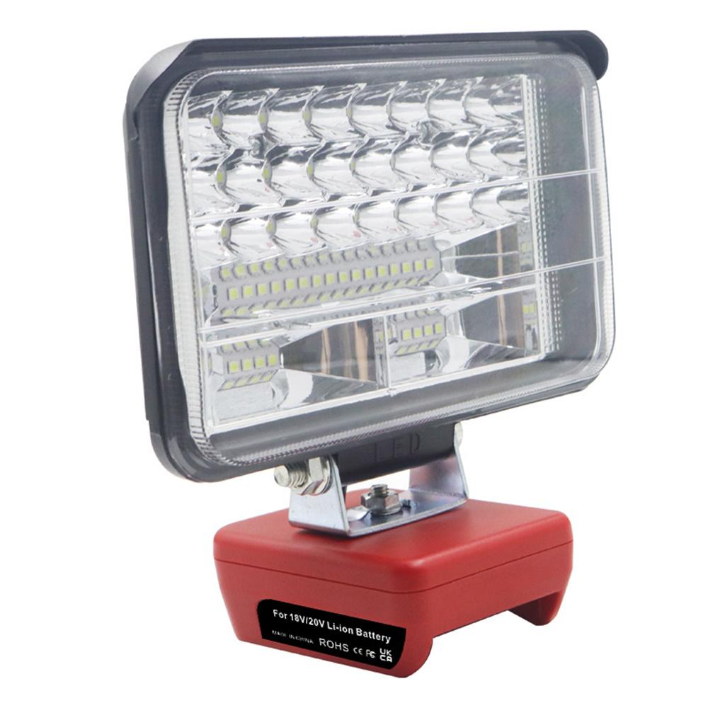 Wireless LED Work Light 5inch  48LED 7200LM Dual USB Port for Milwaukee Cordless M18 18V Battery