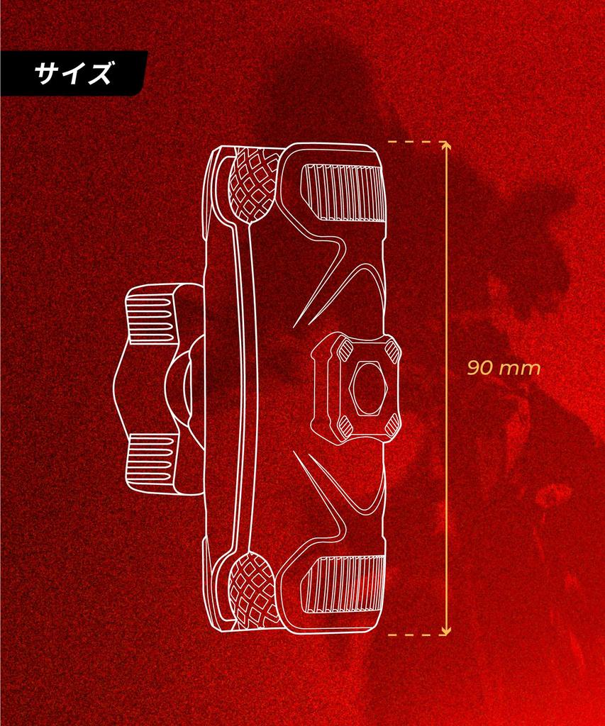 Kaedear Motorcycle Intermediate Smartphone Dash Cam Motorcycle Mount, Mount, 25.4mm 1-inch Ball, Holder, Camera, Parts, KDR-R2-4 (90mm/Adjustable