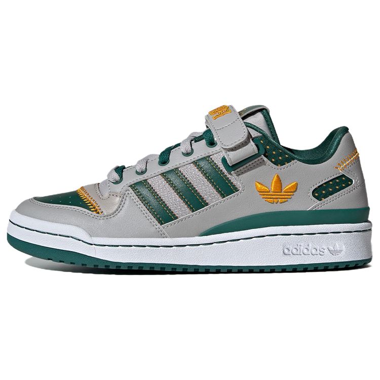 

Adidas Originals Forum Casual Versatile Low-Top Skate Shoes Men Sneakers Gray Green IE0475 36⅔