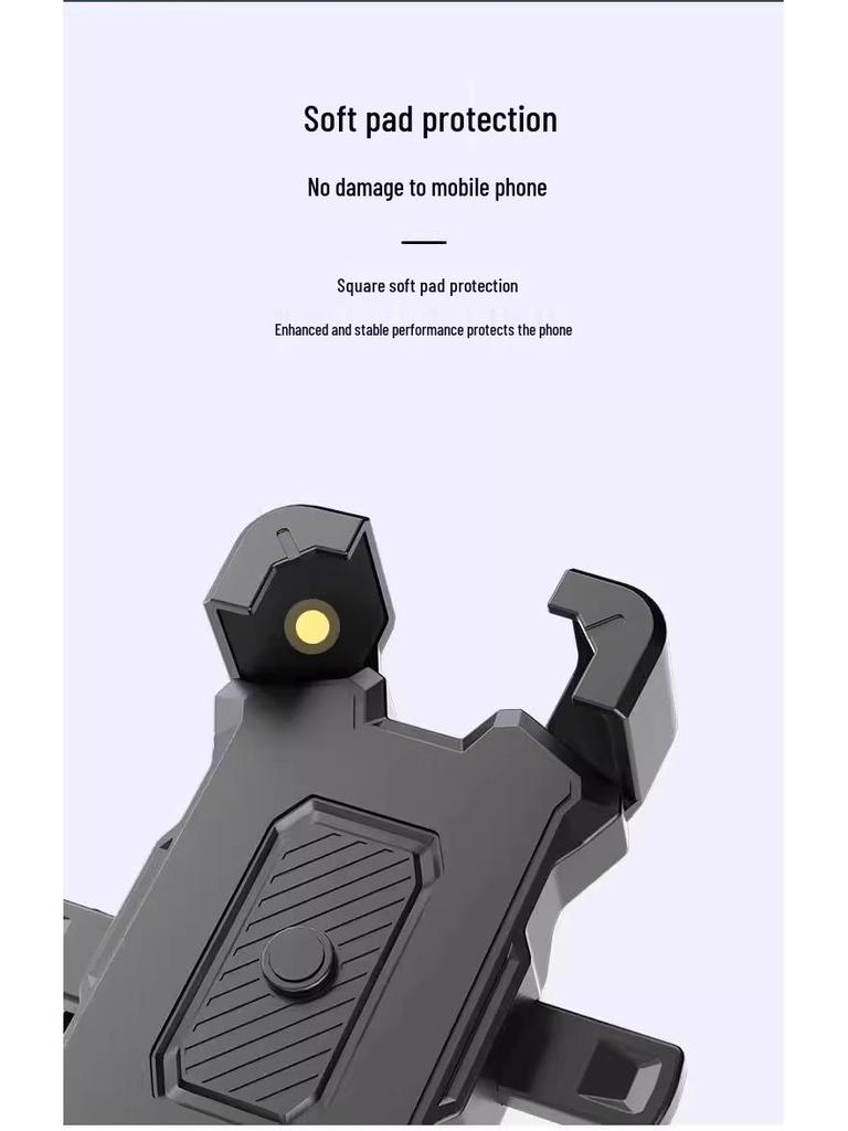 Electric Vehicle & Bike Phone Holder for Delivery Riders - Secure Mount for Navigation