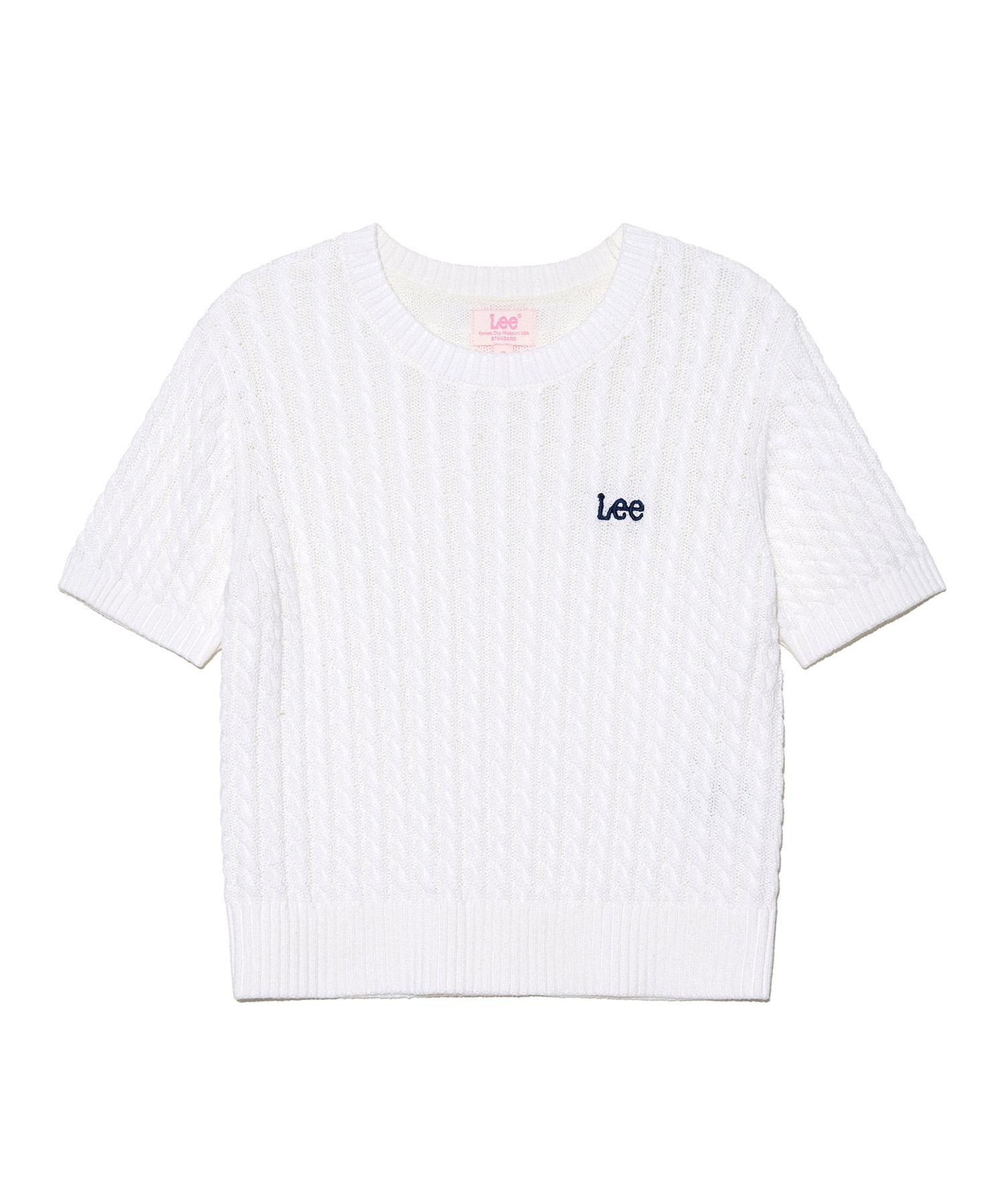 Lee Women S Cable Crop Knit Ivory S