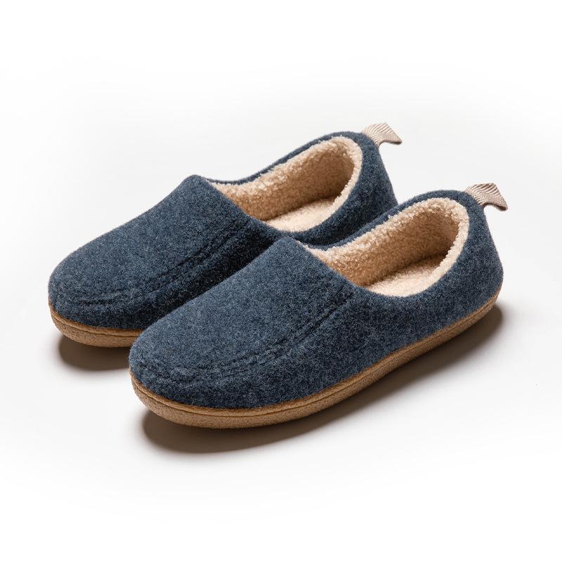 

Kediyuan Winter Plush Anti-Slip Indoor Slippers for Men & Women XL (42-43 recommended)
