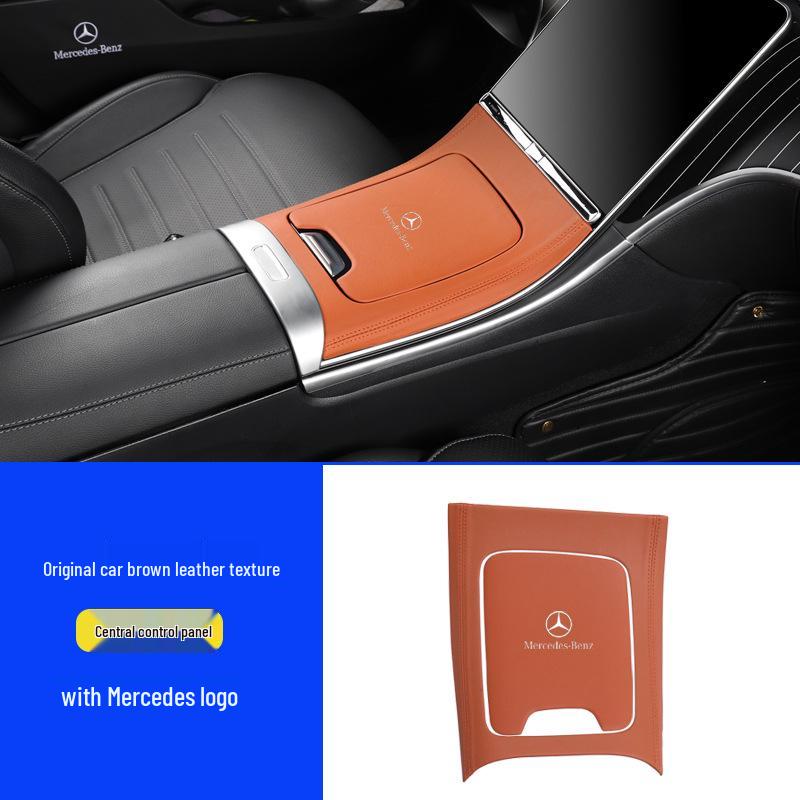 Mercedes-Benz GLC260L/GLC300 Mittelkonsolen-Schutzpanel - Kratzfestes Innenraum-Add-On.