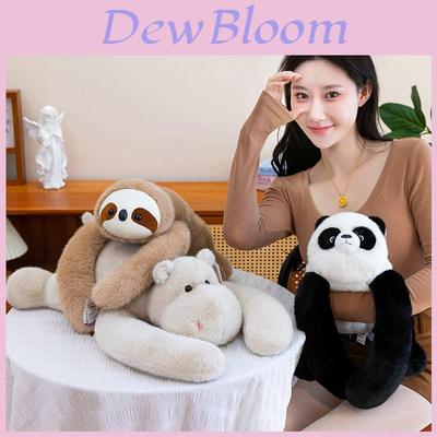 Raccoon Pig Panda Elephant Plush Animal Toy Geometric Cuddle Partner For Kids Bedroom Decor
