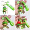 Cute Ninja Turtles Keychain Durable Silicone Key Ring For Party Favors And Gifts