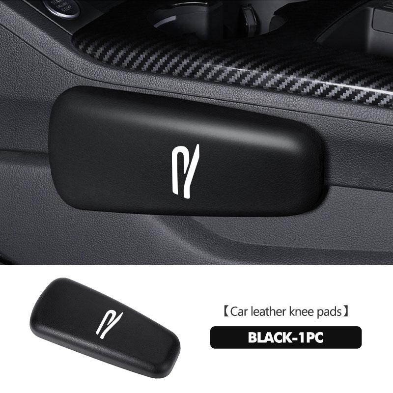 137For Volkswagen VW Leather Car Pillow Car Knee Pad Elastic Memory Foam Leg Pad Passat B5 B5.5 2000- 2007 2008 2009 2010 Touareg