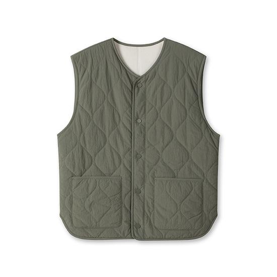 TopTen Unisex Quilted Reversible Polar Fleece Vest MSE4TC3932 M