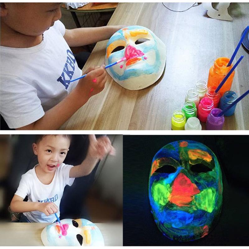 Epoxy Resin Colour Pigment Dyes for DIY Luminous Pigment Powder Glow in The Dark Liquid Colorant for UV Resin Jewelry