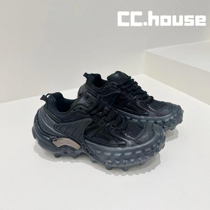 

New durian shoes women s low-top platform dad shoes small lace-up casual shoes heightening sports shoes 40