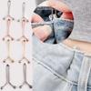 1pc Tighten Waist Buckle U-shaped Adjustable Snap Button Jeans Buttons No Trace Detachable Pants Clips Clothing Accessories Tool