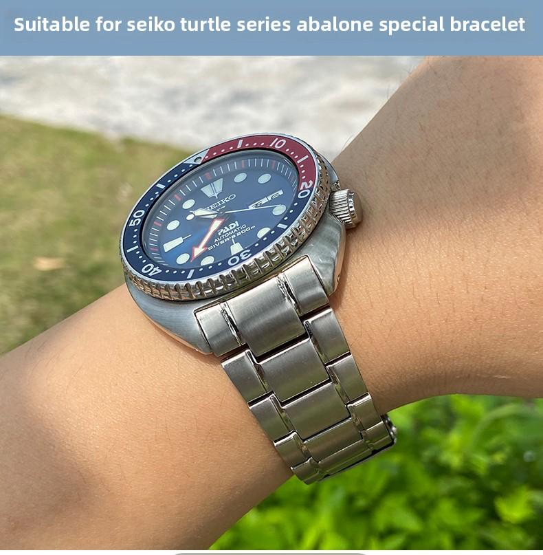 Für Seiko PROSPEX Edelstahl Uhrenarmband PADI SRPE99K1 srpa21 srp777 srpc25 Herren Seiko Abalone Metall Uhrenarmband 22mm