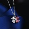 925 Silver Bead Necklace Pendant AAA Zircon For Women Clavicle Chain Necklaces Wedding Party Fashion Jewelry Gift