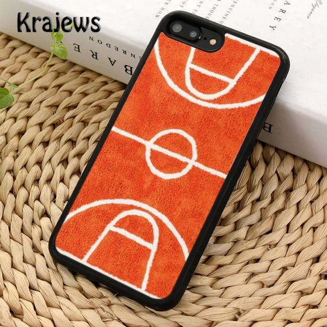 Krajews Basketball Court Diagram Phone Case Cover For iPhone 14 5 6s 7 8 plus X XR XS 11 12 13 pro max Samsung S21 S22ultra Plus