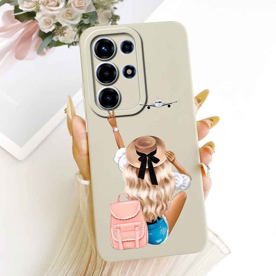 For Itel S26 Ultra Case Floral Silicone Soft Casing New Shockproof Back Cover For Itel S26 Ultra / Super 26 Ultra / S688LN Cover