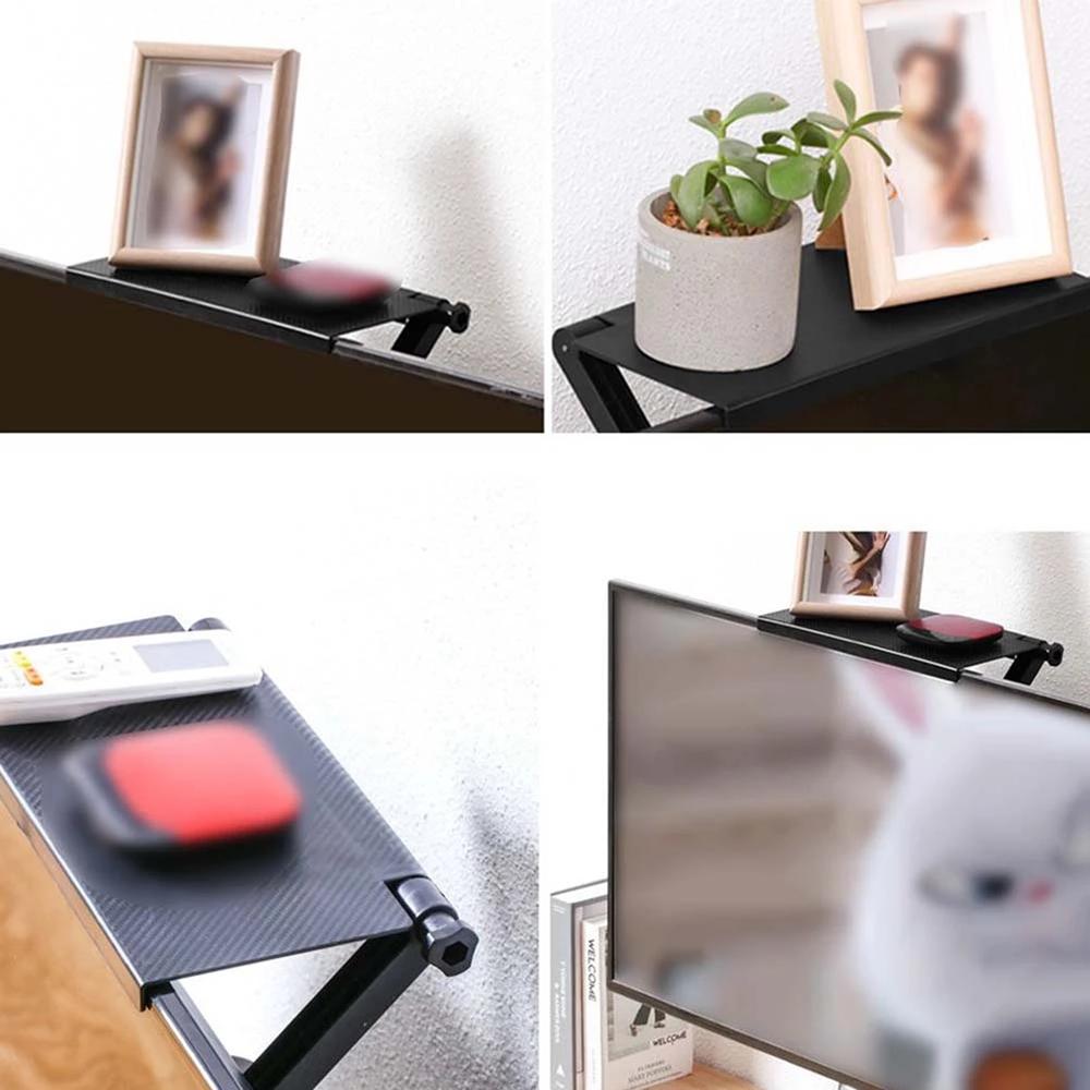 Foldable Universal Smart TV Box Stand DVD Set Wall-Mounted Bracket Racks Steady for Top Box Mount Holder Support Router Wall