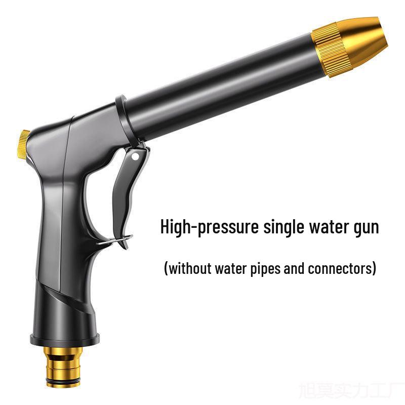 High-Pressure Retractable Spray Gun for Household Water Hose - Ideal for Car Wash and Garden Use