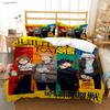 Cartoon Anime Jujutsu Kaisen Duvet Cover Comforter Bedding set Soft Quilt Cover and Pillowcas for Teens Single/Double/Queen/King