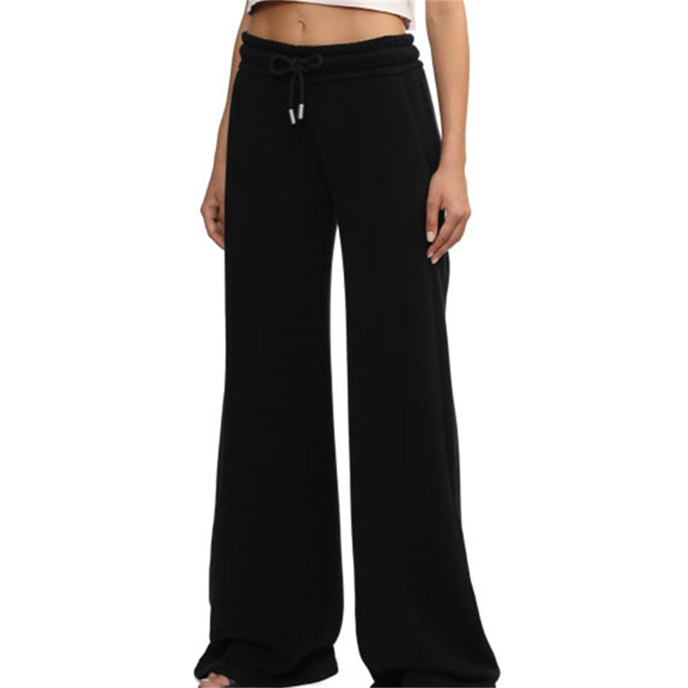 Off-White Minimalist Daily Versatile Comfortable Twill Embroidered Wide-Leg Sweatpants Women Bottoms OFWPT220010XM