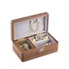 High Quality Walnut Flip Lid Wood Storage Box for Jewelry Multi Functional Wooden Music Box for Gift Decorative