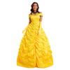 Beautiful woman and beast belle princess dress cosplay long dress suit women
