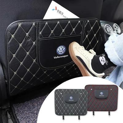 Pour Volkswagen 1 Pièce Coussin Anti-coup de Pied pour Siège de Voiture Accessoires d'Intérieur Auto Pour Volkswagen VW Jetta Polo T4 T5 T6 Sharan Touareg Gol T-