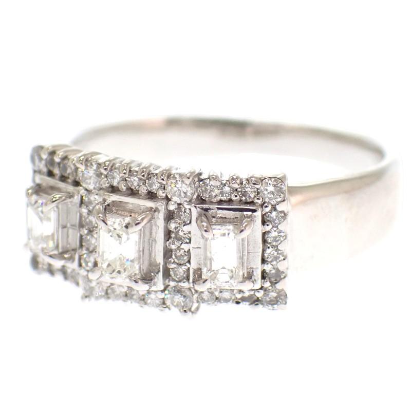 no brand  #13(JP Size) ring K18 white gold Women