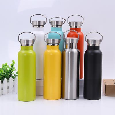 Garrafa Térmica Isolada a Vácuo de Aço Inoxidável Portátil para Exterior Grande Capacidade Chaleira Esportiva