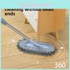 Degrees 360 Rotateable Multi Functional Soft Silicone Head Household Mop