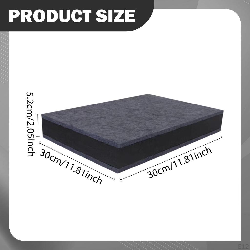 , Alfombrilla antivibración, Aislamiento acústico Antideslizante Amortiguador para Gimnasio,