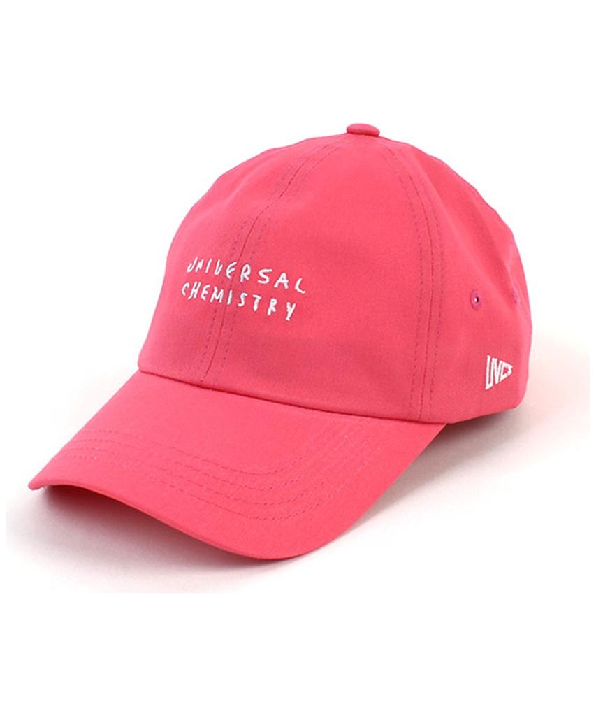 Yunibeosyeolkemiseuteuli Front Logo Cotton Pink Ballcap