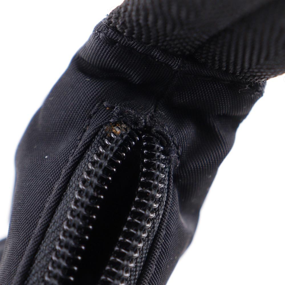 Prada Hobo Schultertasche MV515 Mini Handtasche schwarz Nylon Damen Gebraucht