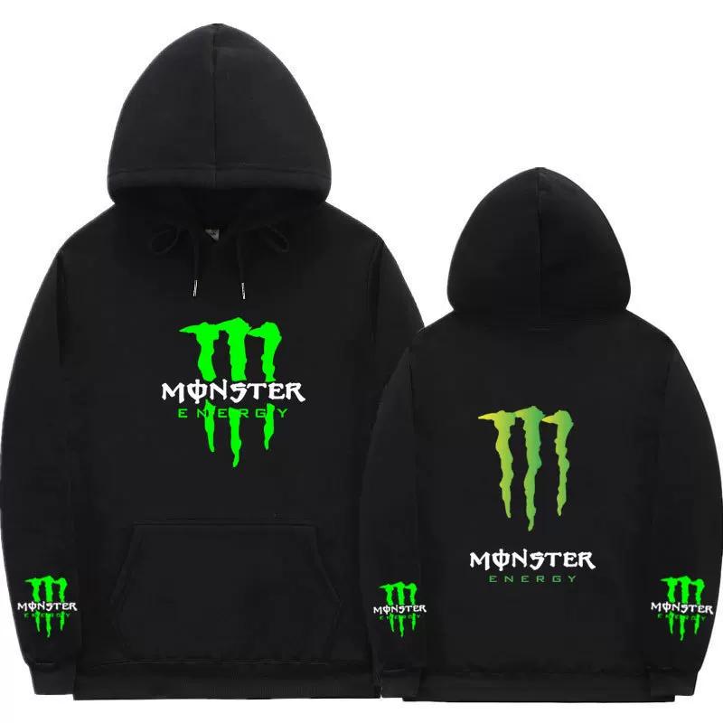 Premium "Monster Claw" Y2K Graphic Unisex Hoodie – Loose-Fit Long-Sleeve Hip-Hop Pullover for Outdoor Casual Wear
