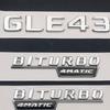 CUTRB1 1 Set Car Trunk 3D Badge Rear Sticker Logo For Mercedes Benz GLE43 AMG W167 W166 GLE43 Biturbo 4matic Logo Automotive Accessory