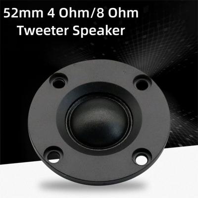 New Round Audio Speaker 52MM 4 Ohm/8 Ohm Tweeter Speakers 10W-20W HIFI Music DIY